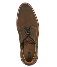 Johnston & Murphy Men's Upton Nubuck Plain Toe Lace Up Oxfords