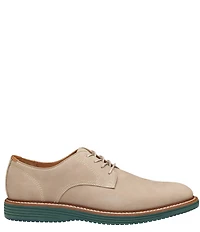 Johnston & Murphy Men's Upton Nubuck Plain Toe Lace Up Oxfords
