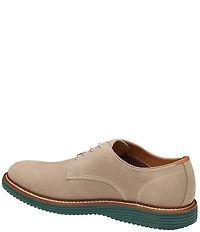 Johnston & Murphy Men's Upton Nubuck Plain Toe Lace Up Oxfords