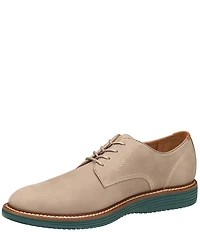 Johnston & Murphy Men's Upton Nubuck Plain Toe Lace Up Oxfords