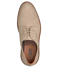 Johnston & Murphy Men's Upton Nubuck Plain Toe Lace Up Oxfords