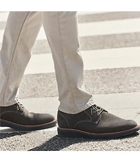 Johnston & Murphy Men's Upton Nubuck Plain Toe Lace Up Oxfords