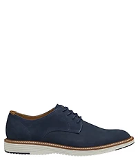Johnston & Murphy Men's Upton Nubuck Plain Toe Lace Up Oxfords