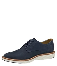 Johnston & Murphy Men's Upton Nubuck Plain Toe Lace Up Oxfords