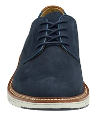 Johnston & Murphy Men's Upton Nubuck Plain Toe Lace Up Oxfords