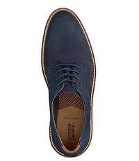 Johnston & Murphy Men's Upton Nubuck Plain Toe Lace Up Oxfords