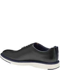 Johnston & Murphy Men's Upton One Piece Perforated Leather Plain Toe Oxfords