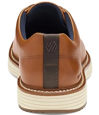 Johnston & Murphy Men's Upton One Piece Perforated Leather Plain Toe Oxfords
