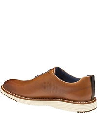 Johnston & Murphy Men's Upton One Piece Perforated Leather Plain Toe Oxfords