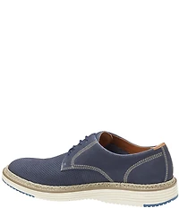 Johnston & Murphy Men's Upton Perforated Nubuck Plain Toe Lace Up Oxfords