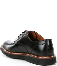 Johnston & Murphy Men's Upton Oiled Leather Plain Toe Leather Oxfords