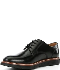 Johnston & Murphy Men's Upton Oiled Leather Plain Toe Leather Oxfords