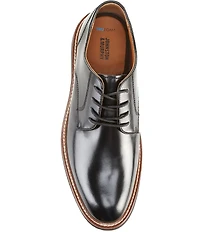 Johnston & Murphy Men's Upton Oiled Leather Plain Toe Leather Oxfords