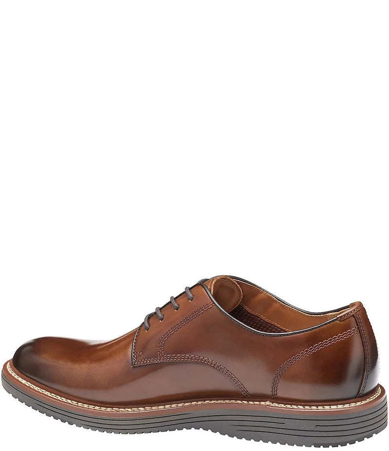 Johnston & Murphy Men's Upton Oiled Leather Plain Toe Leather Oxfords