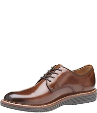 Johnston & Murphy Men's Upton Oiled Leather Plain Toe Leather Oxfords