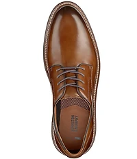 Johnston & Murphy Men's Upton Oiled Leather Plain Toe Leather Oxfords