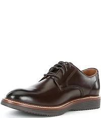 Johnston & Murphy Men's Upton Oiled Leather Plain Toe Leather Oxfords