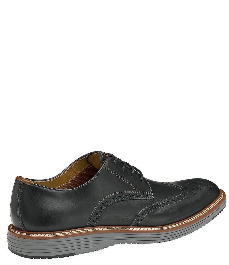 Johnston & Murphy Men's Upton Leather Wingtip Brogue Detail Oxfords