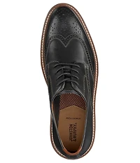 Johnston & Murphy Men's Upton Leather Wingtip Brogue Detail Oxfords