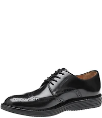 Johnston & Murphy Men's Upton Oiled Leather Wingtip Brogue Detail Oxfords