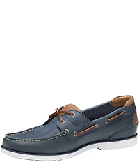 Johnston & Murphy Men's Ventura Leather 2-Eye Boat Shoes