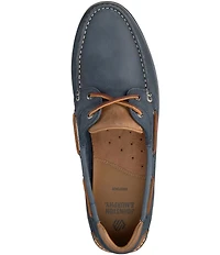 Johnston & Murphy Men's Ventura Leather 2-Eye Boat Shoes