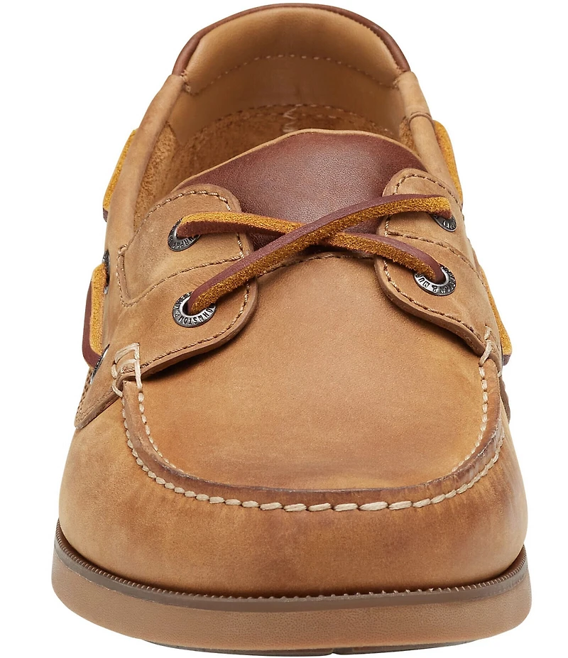 Johnston & Murphy Men's Ventura Leather 2-Eye Boat Shoes