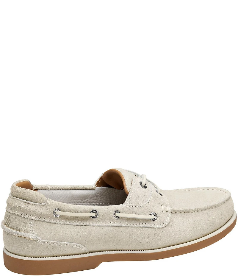 Johnston & Murphy Men's Ventura 2-Eye Suede Boat Shoes