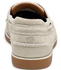 Johnston & Murphy Men's Ventura 2-Eye Suede Boat Shoes