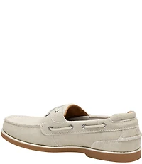 Johnston & Murphy Men's Ventura 2-Eye Suede Boat Shoes