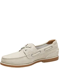 Johnston & Murphy Men's Ventura 2-Eye Suede Boat Shoes