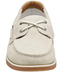 Johnston & Murphy Men's Ventura 2-Eye Suede Boat Shoes