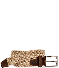 Johnston & Murphy Men's Woven Stretch Knit Belt