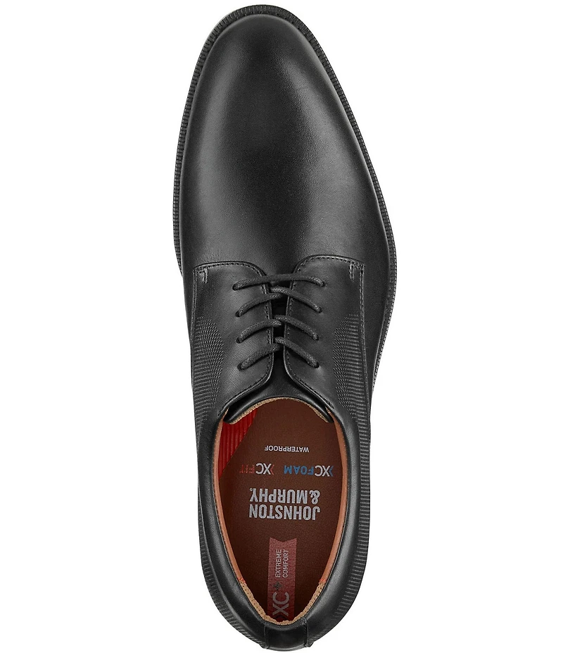 Johnston & Murphy Men's XC+ Copley Waterproof Leather Plain Toe Oxfords