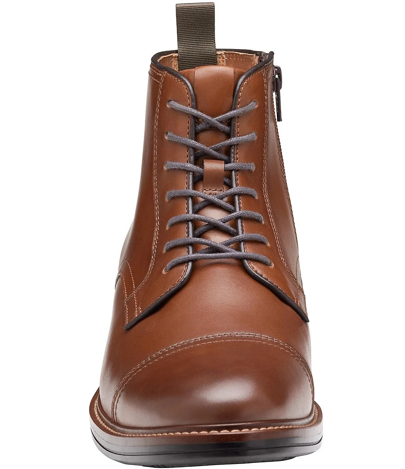 Johnston & Murphy Men's XC+ Durham Waterproof Leather Cap Toe Boots