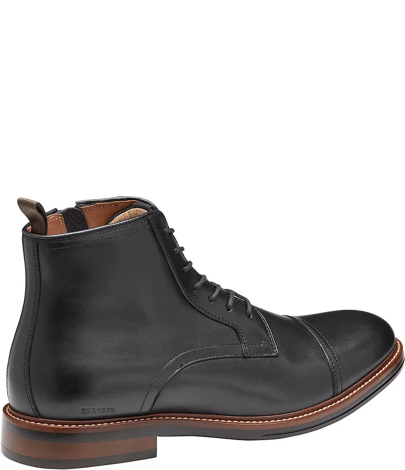 Johnston & Murphy Men's XC+ Durham Waterproof Leather Cap Toe Boots