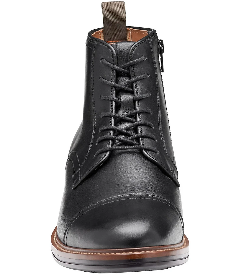 Johnston & Murphy Men's XC+ Durham Waterproof Leather Cap Toe Boots