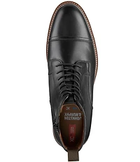 Johnston & Murphy Men's XC+ Durham Waterproof Leather Cap Toe Boots