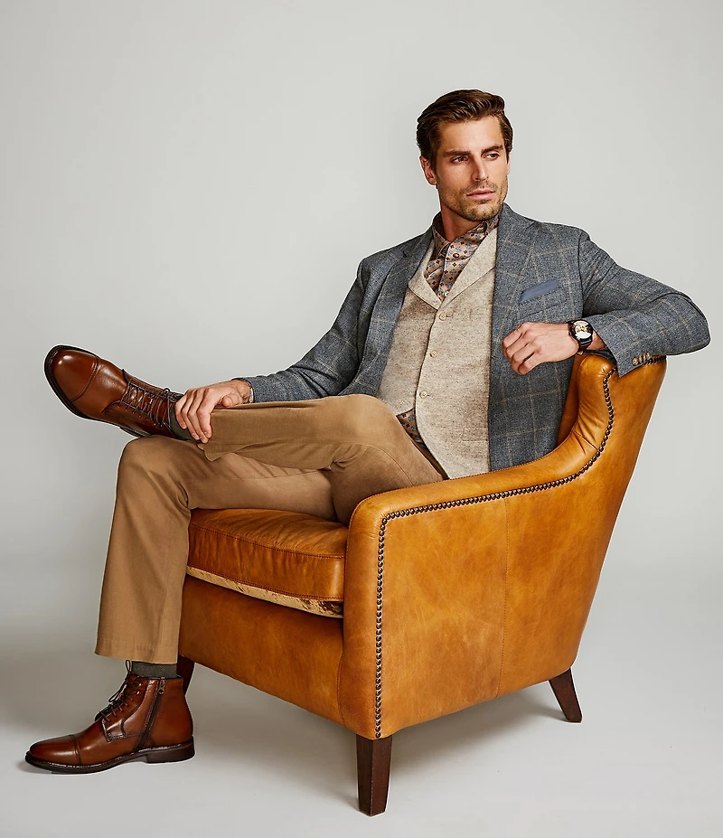 Johnston & Murphy Men's XC Flex Raleigh Leather Cap Toe Boots