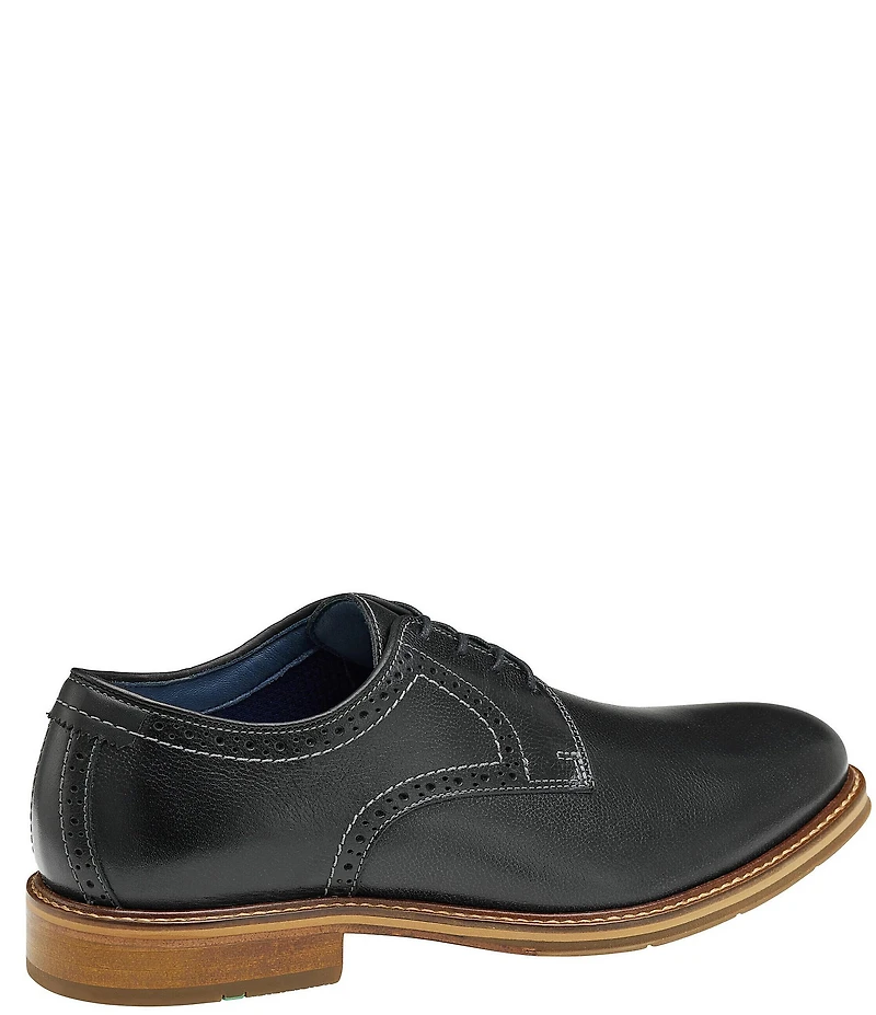 Johnston & Murphy Men's XC Flex Raleigh Leather Plain Toe Brogue Detail Oxfords