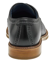 Johnston & Murphy Men's XC Flex Raleigh Leather Plain Toe Brogue Detail Oxfords