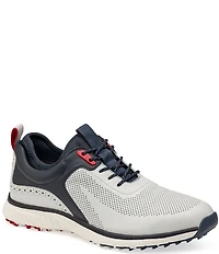 Johnston & Murphy Men's XC4 H-1Luxe Hybrid Waterproof Perforated Leather Golf Sneakers