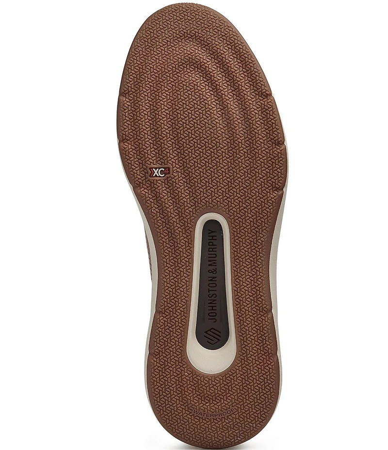 Johnston & Murphy Men's XC4 Prentiss 2.0 Perforated Waterproof Leather U-Throat Lace Up Sneakers