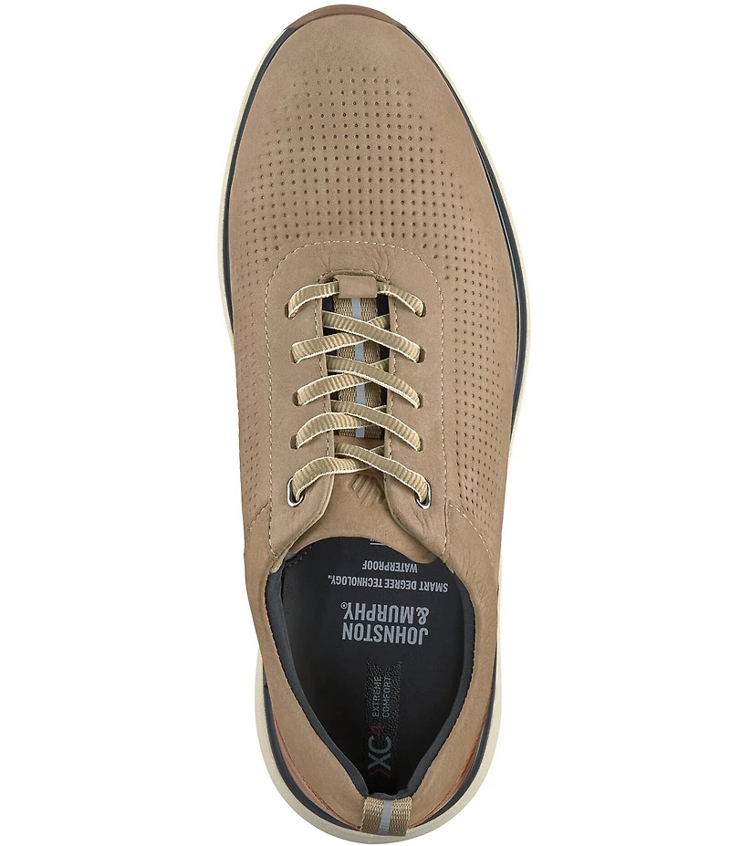 Johnston & Murphy Men's XC4 Prentiss 2 Waterproof Embossed Nubuck U-Throat Sneakers