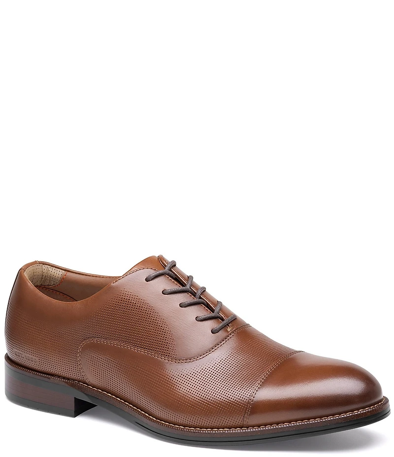 Johnston & Murphy Men's XC+Copley Cap Toe Waterproof Oxfords