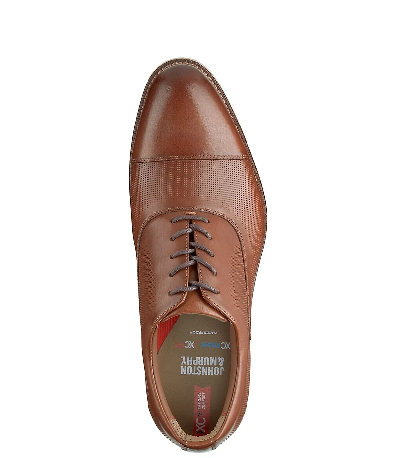 Johnston & Murphy Men's XC+Copley Cap Toe Waterproof Oxfords