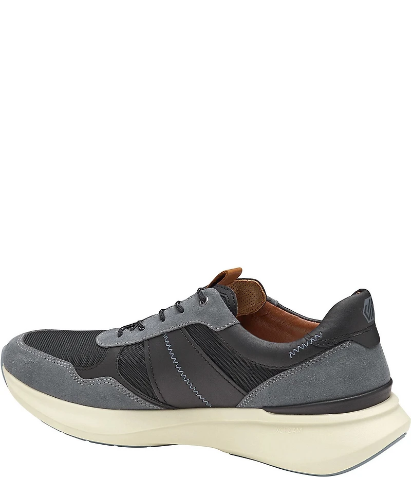 Johnston & Murphy Men's XC+Declan Suede and Leather Jogger Sneakers