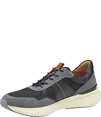 Johnston & Murphy Men's XC+Declan Suede and Leather Jogger Sneakers