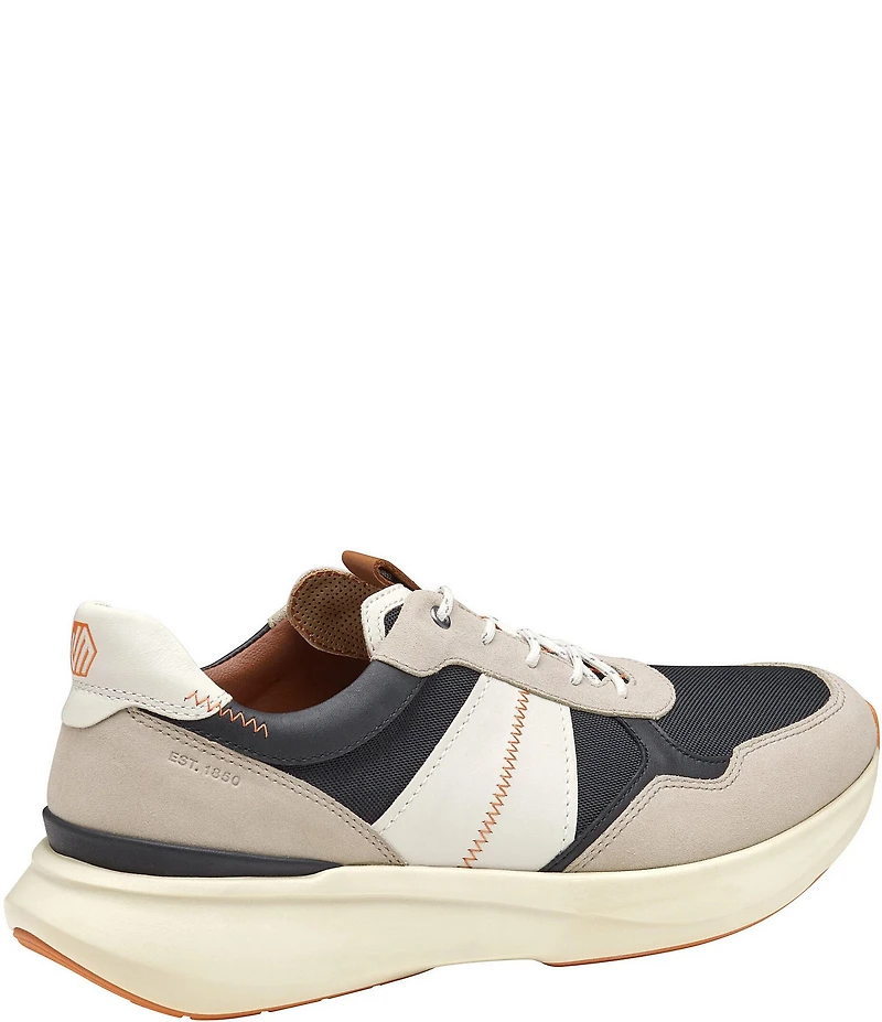 Johnston & Murphy Men's XC+Declan Suede and Leather Jogger Sneakers