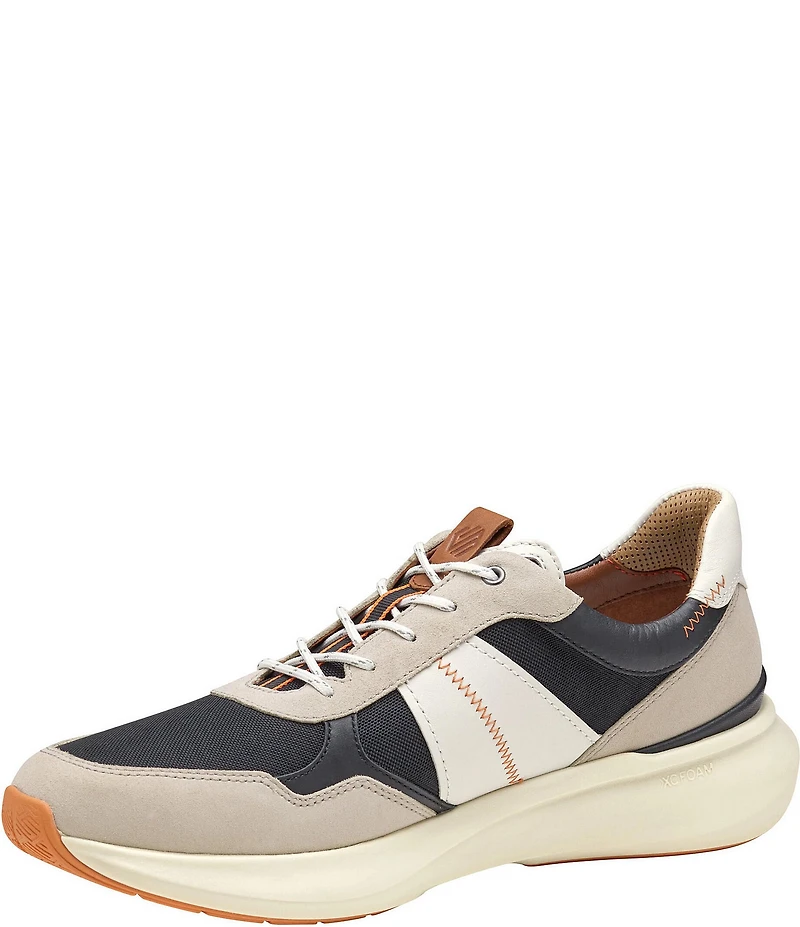 Johnston & Murphy Men's XC+Declan Suede and Leather Jogger Sneakers